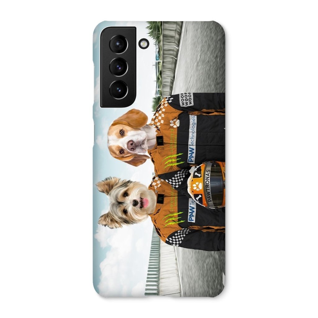 Pet Portraits | The Famous Drivers (McLaren Inspired): Custom Pet Phone Case | Paw & Glory