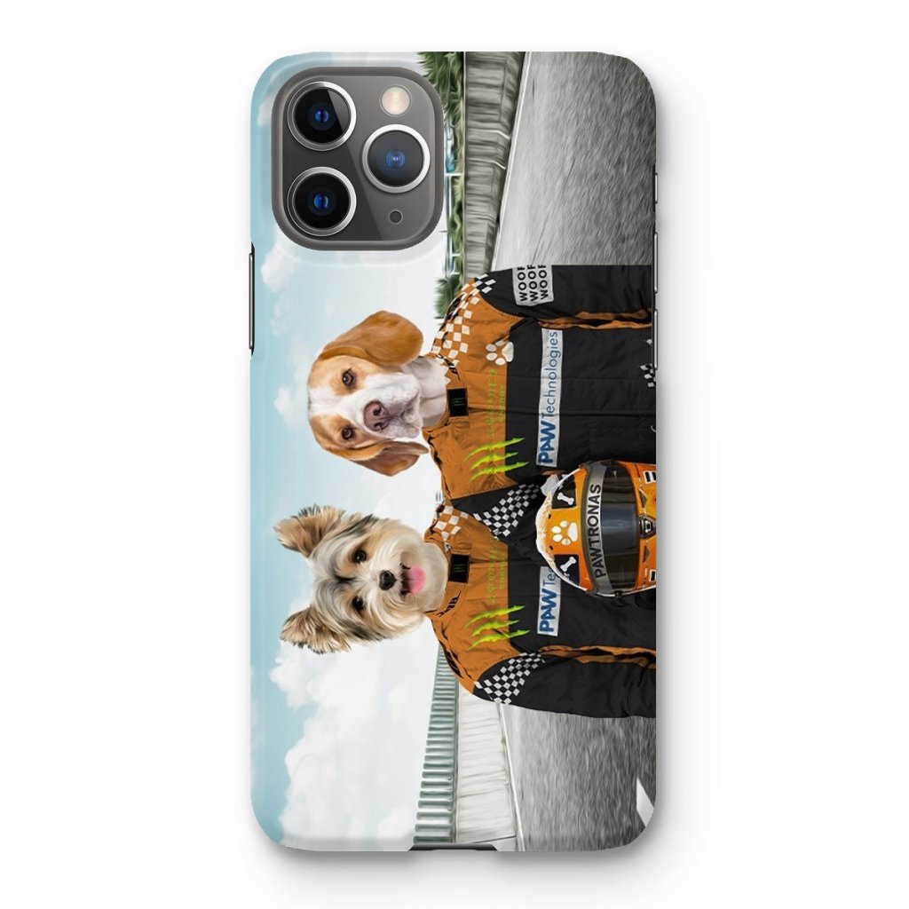 Pet Portraits | The Famous Drivers (McLaren Inspired): Custom Pet Phone Case | Paw & Glory