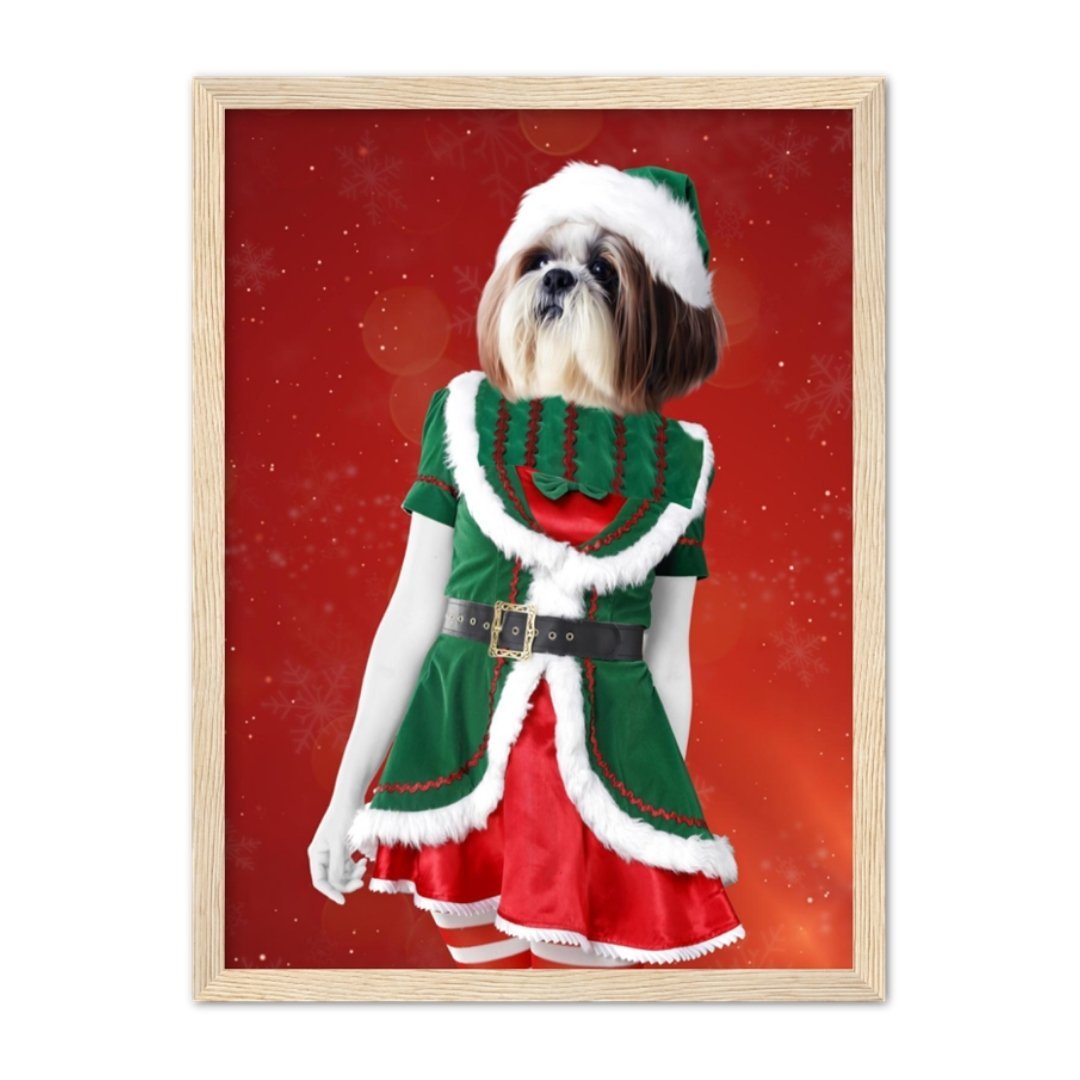 Pet Portraits | The Female Elf: Custom Pet Portrait | Paw & Glory