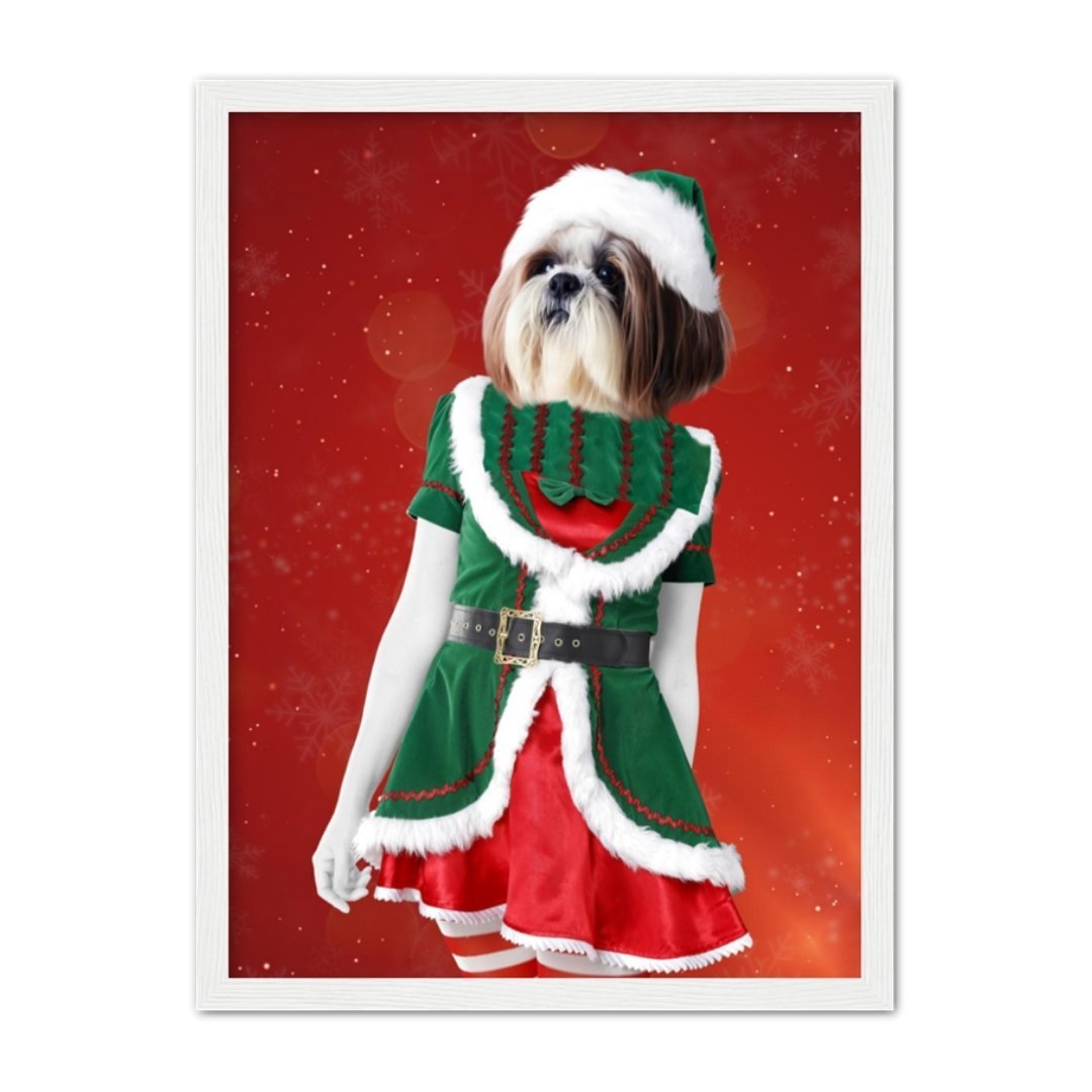 Pet Portraits | The Female Elf: Custom Pet Portrait | Paw & Glory