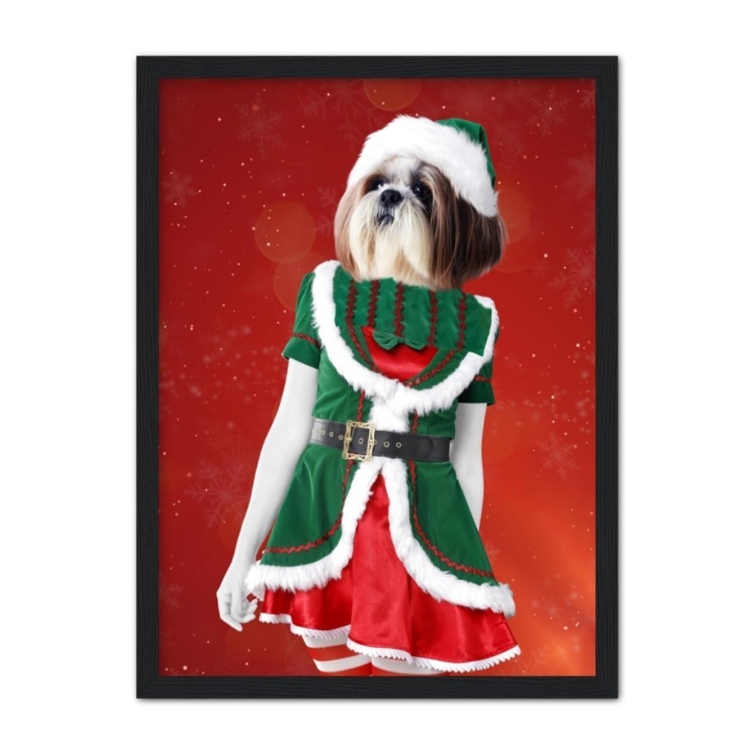 Pet Portraits | The Female Elf: Custom Pet Portrait | Paw & Glory