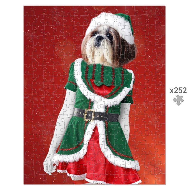 Pet Portraits | The Female Elf: Custom Pet Puzzle | Paw & Glory