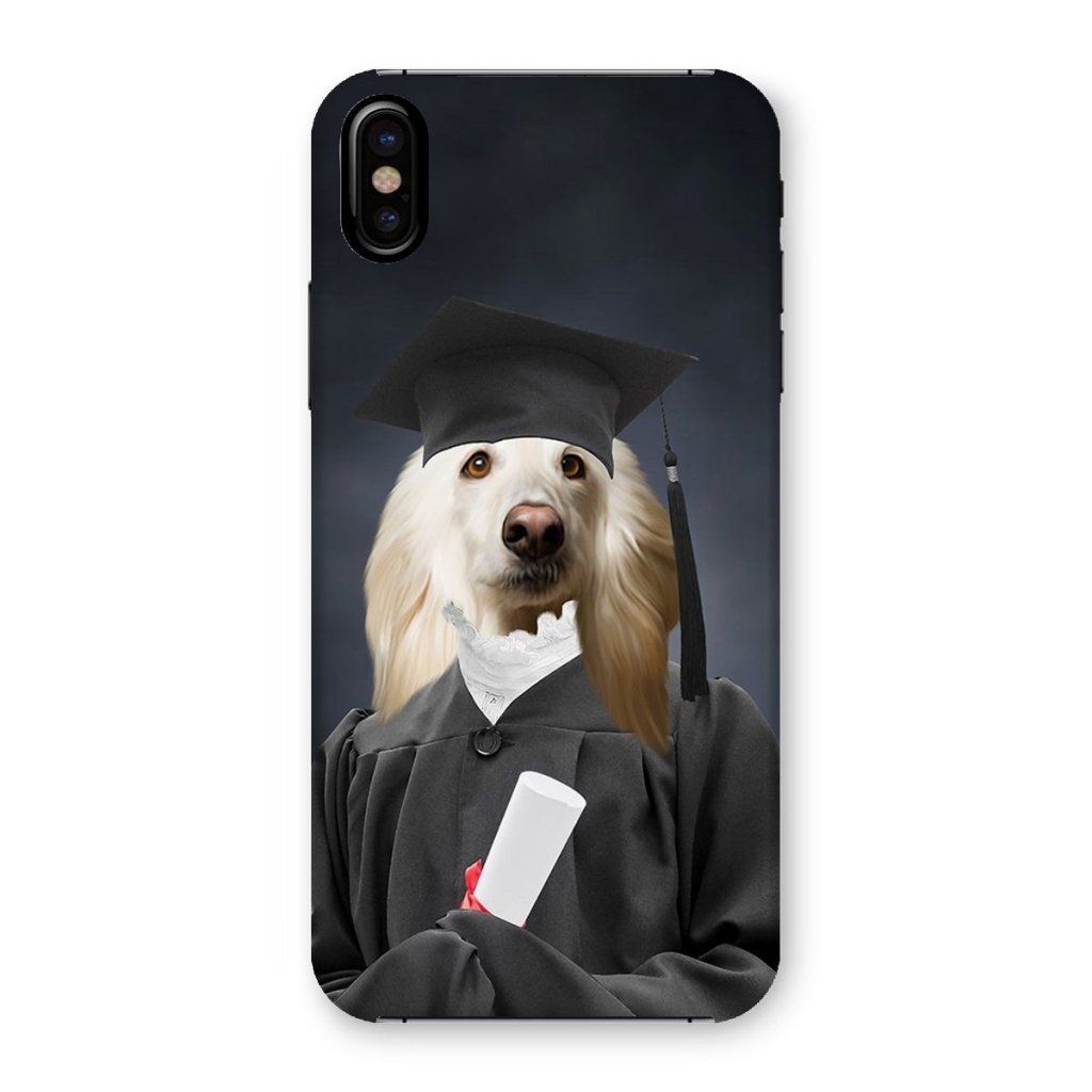 Pet Portraits | The Female Graduate: Custom Pet Phone Case | Paw & Glory
