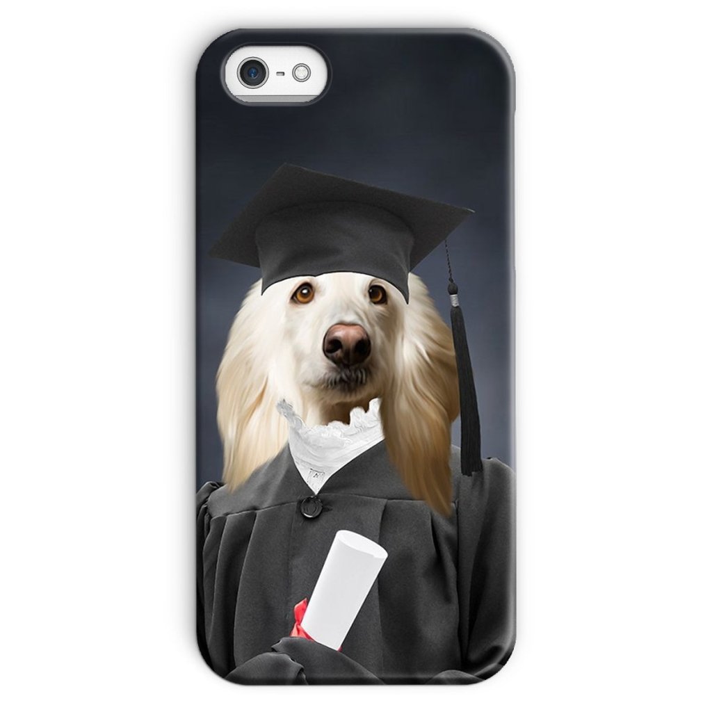 Pet Portraits | The Female Graduate: Custom Pet Phone Case | Paw & Glory