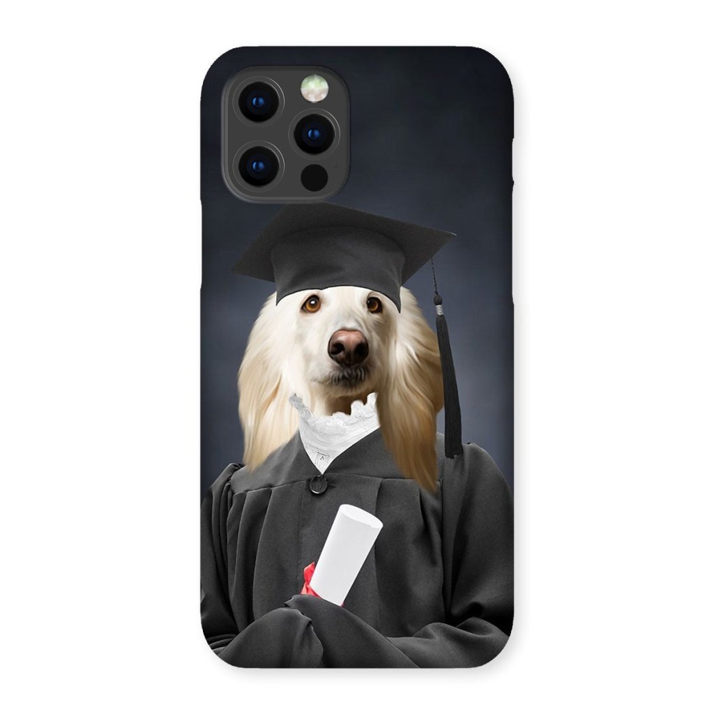 Pet Portraits | The Female Graduate: Custom Pet Phone Case | Paw & Glory