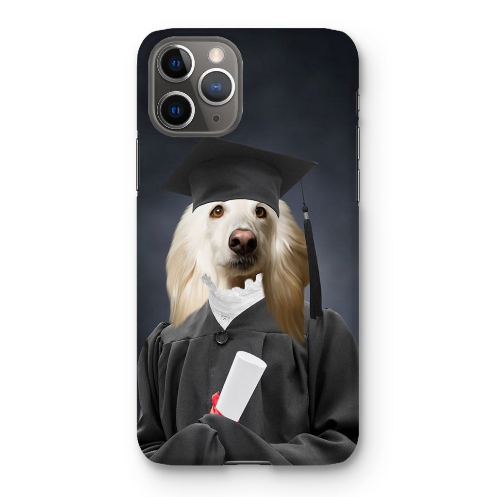 Pet Portraits | The Female Graduate: Custom Pet Phone Case | Paw & Glory