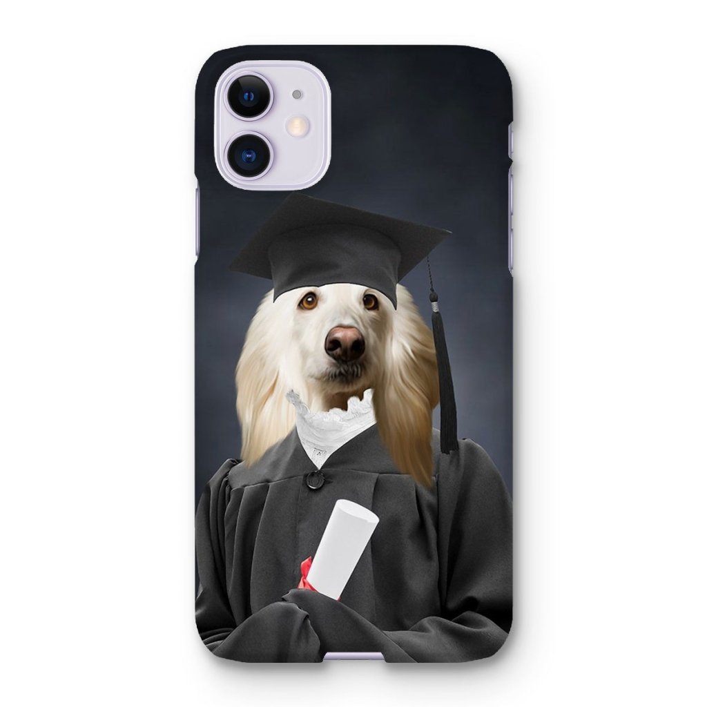 Pet Portraits | The Female Graduate: Custom Pet Phone Case | Paw & Glory