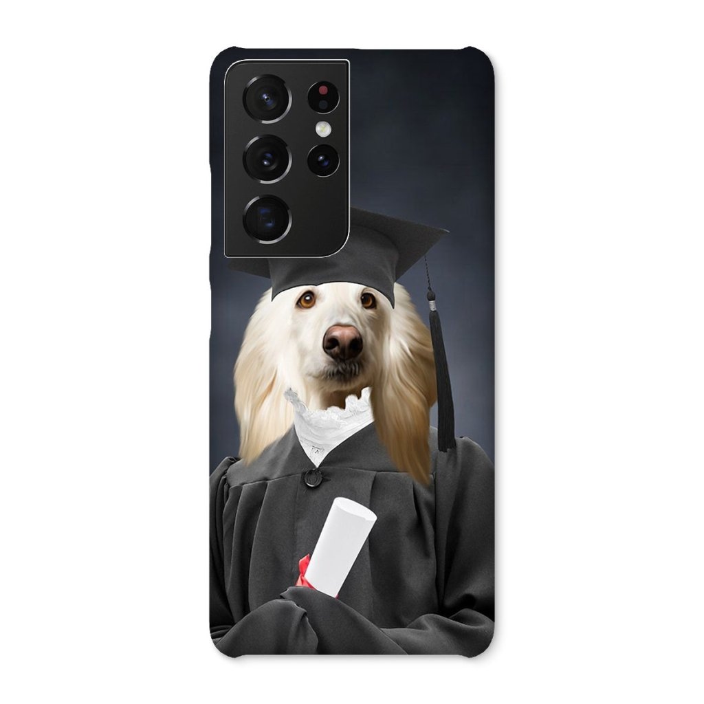 Pet Portraits | The Female Graduate: Custom Pet Phone Case | Paw & Glory