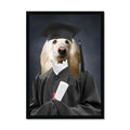 The Female Graduate: Custom Pet Portrait