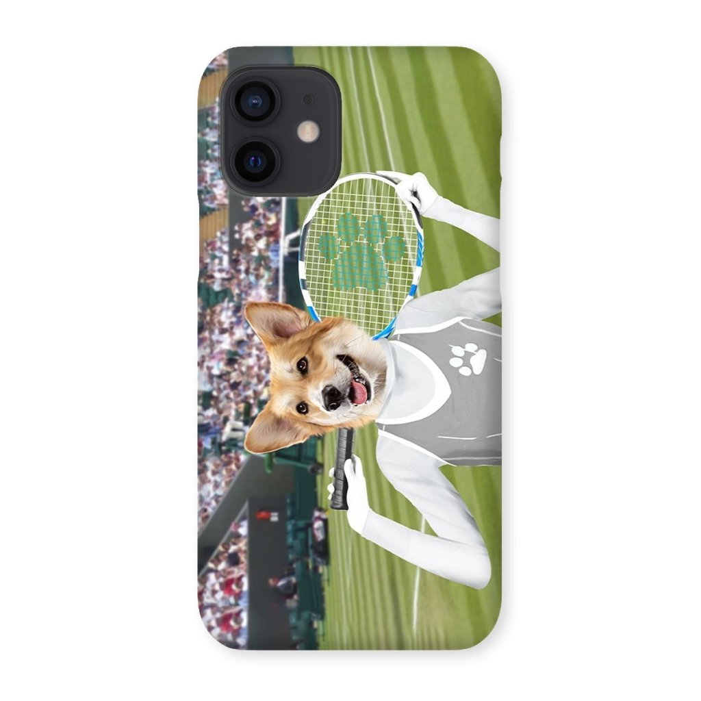 The Female Tennis Player: Custom Pet Phone Case - Paw & Glory - Dog Portraits - Pet Portraits
