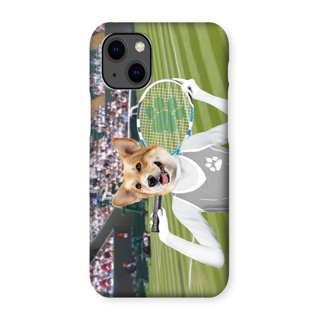 Pet Portraits | The Female Tennis Player: Custom Pet Phone Case | Paw & Glory