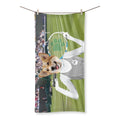 The Female Tennis Player: Custom Pet Towel