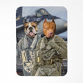 The Fighter Pilots: Custom Pet Blanket