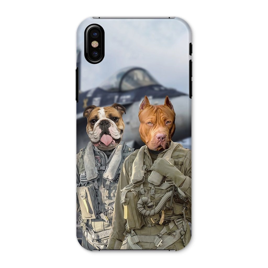 Pet Portraits | The Fighter Pilots: Custom Pet Phone Case | Paw & Glory