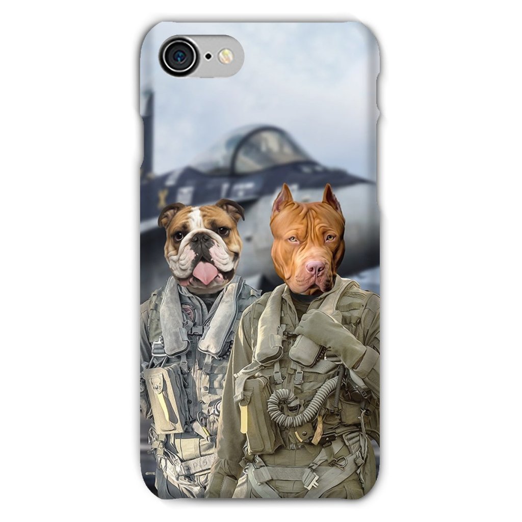Pet Portraits | The Fighter Pilots: Custom Pet Phone Case | Paw & Glory