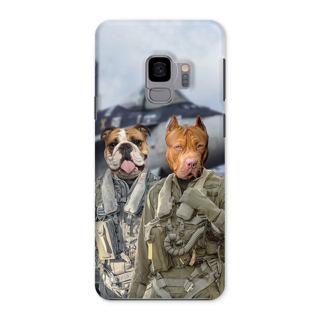 Pet Portraits | The Fighter Pilots: Custom Pet Phone Case | Paw & Glory