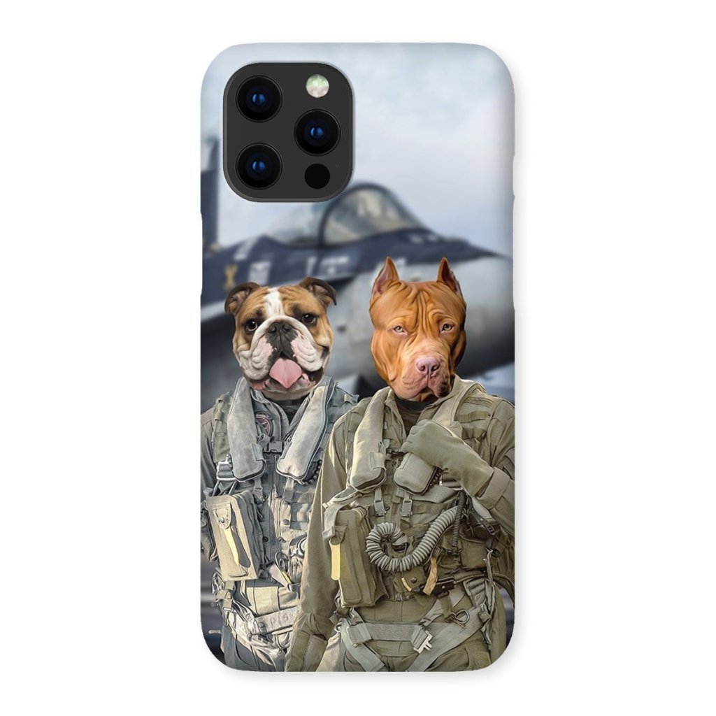 Pet Portraits | The Fighter Pilots: Custom Pet Phone Case | Paw & Glory