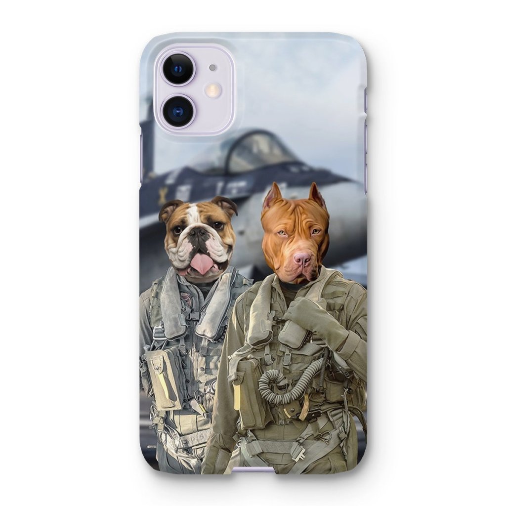 Pet Portraits | The Fighter Pilots: Custom Pet Phone Case | Paw & Glory