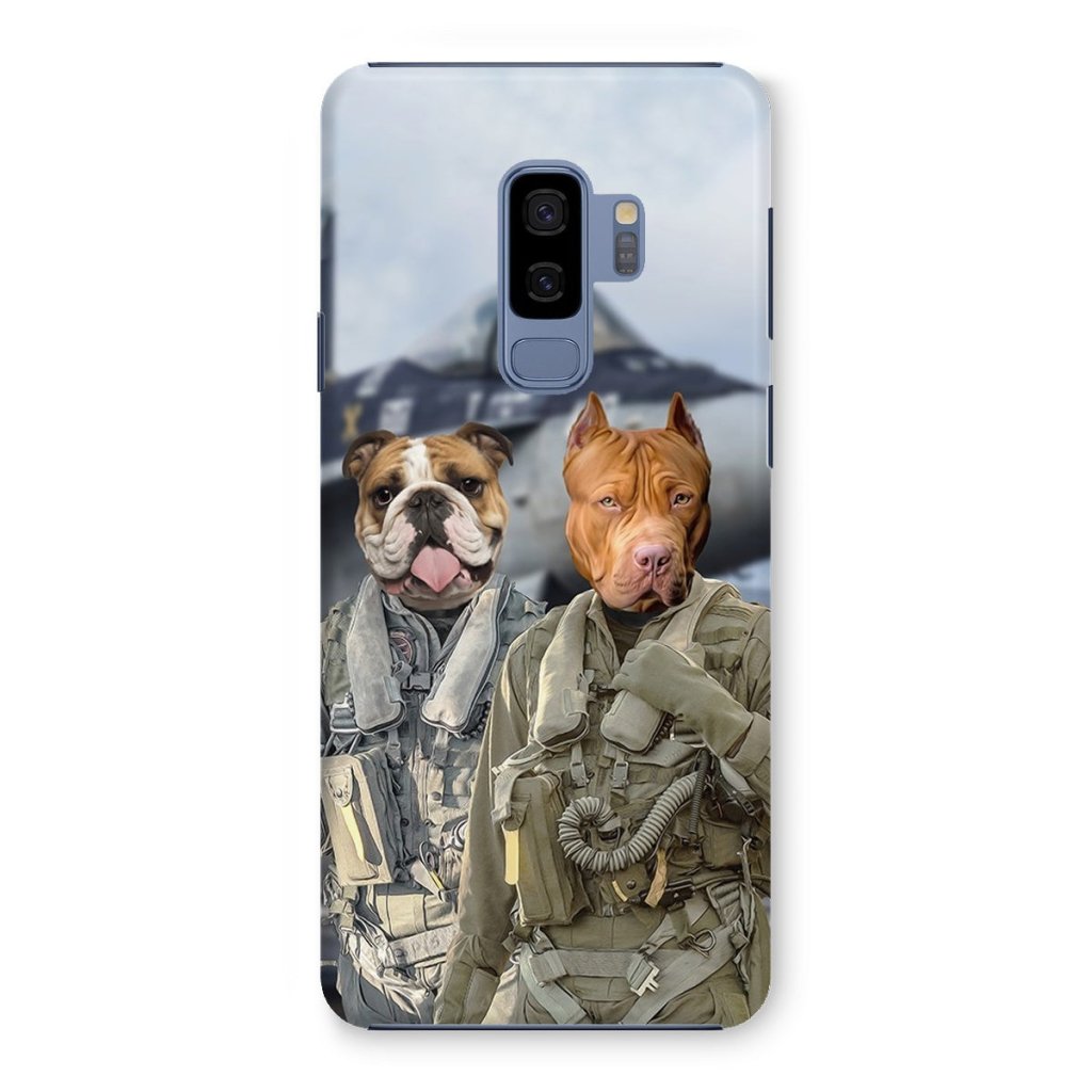 Pet Portraits | The Fighter Pilots: Custom Pet Phone Case | Paw & Glory