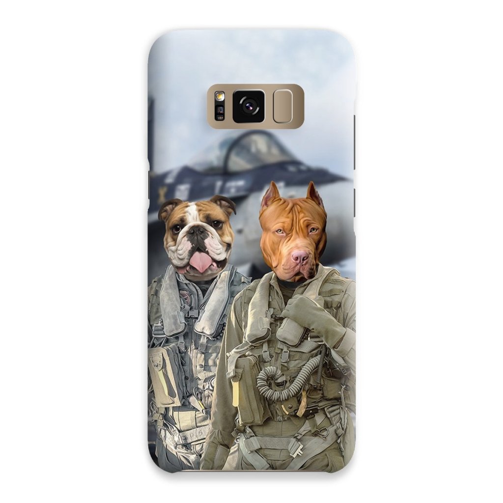 Pet Portraits | The Fighter Pilots: Custom Pet Phone Case | Paw & Glory