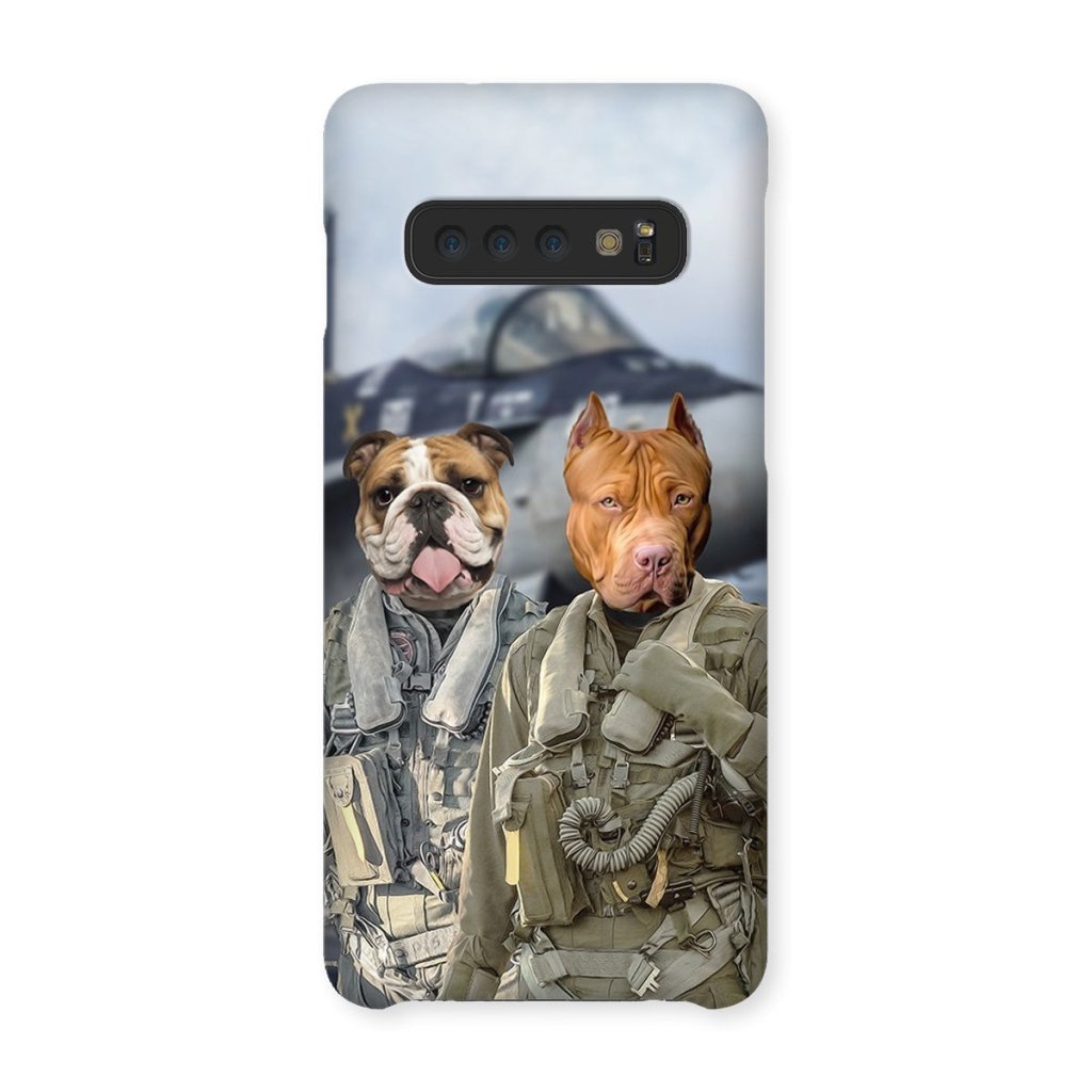 Pet Portraits | The Fighter Pilots: Custom Pet Phone Case | Paw & Glory