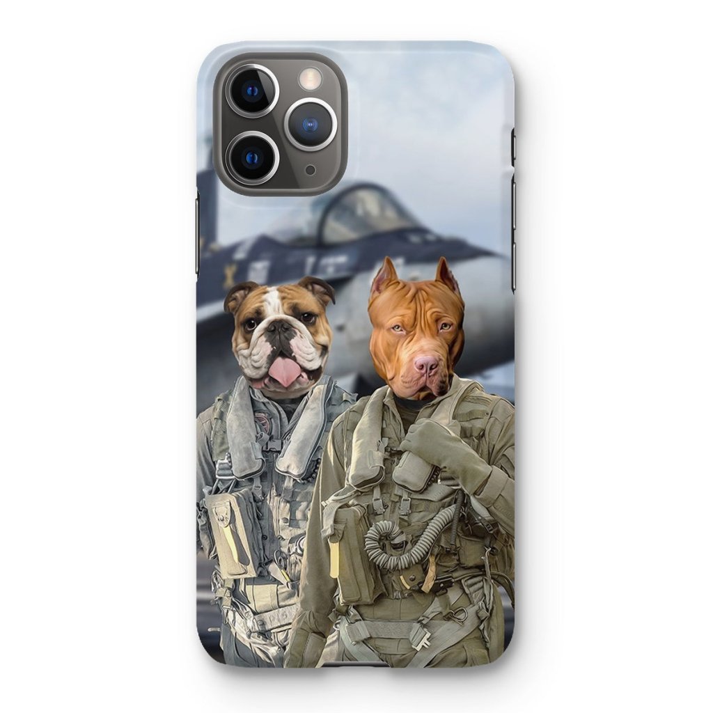 Pet Portraits | The Fighter Pilots: Custom Pet Phone Case | Paw & Glory