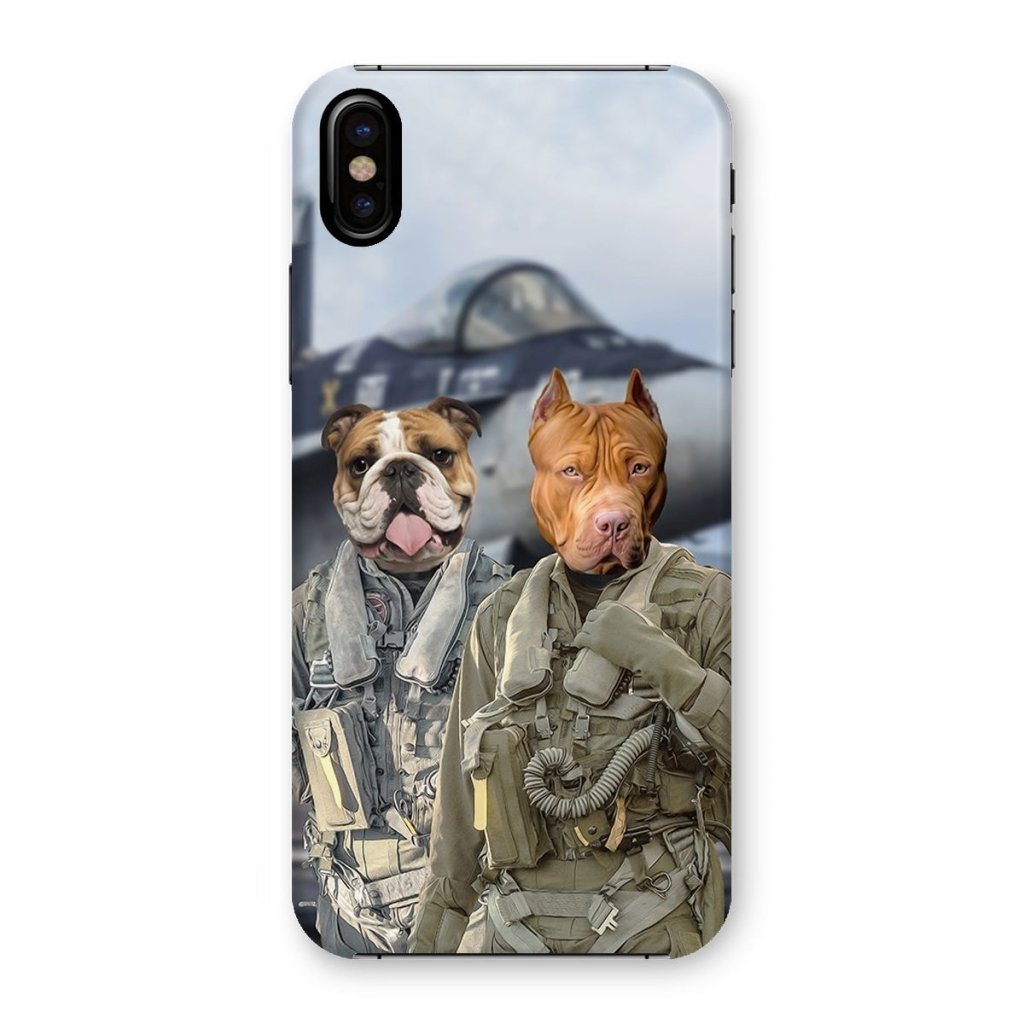 Pet Portraits | The Fighter Pilots: Custom Pet Phone Case | Paw & Glory