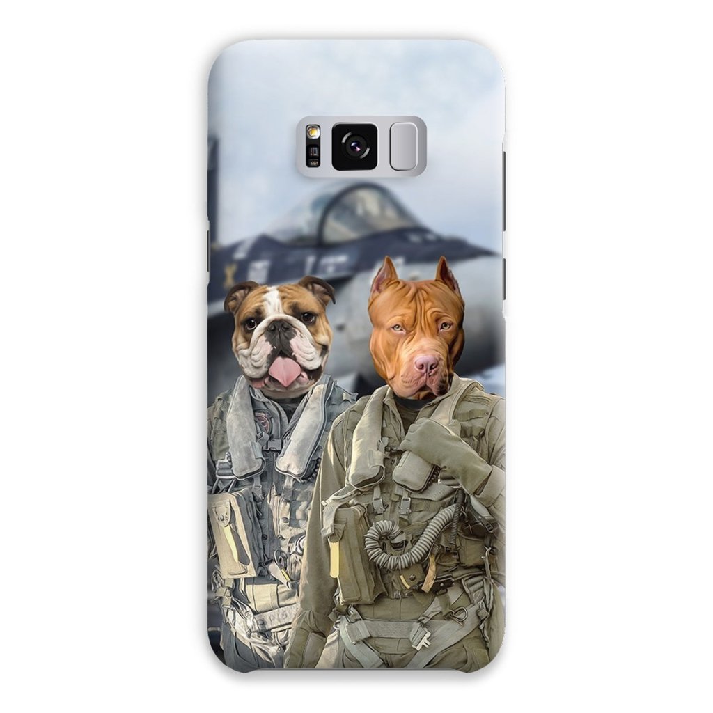 Pet Portraits | The Fighter Pilots: Custom Pet Phone Case | Paw & Glory