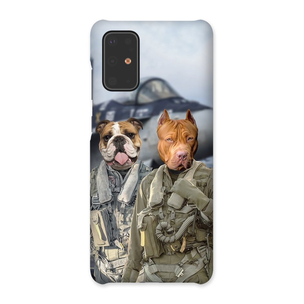 Pet Portraits | The Fighter Pilots: Custom Pet Phone Case | Paw & Glory