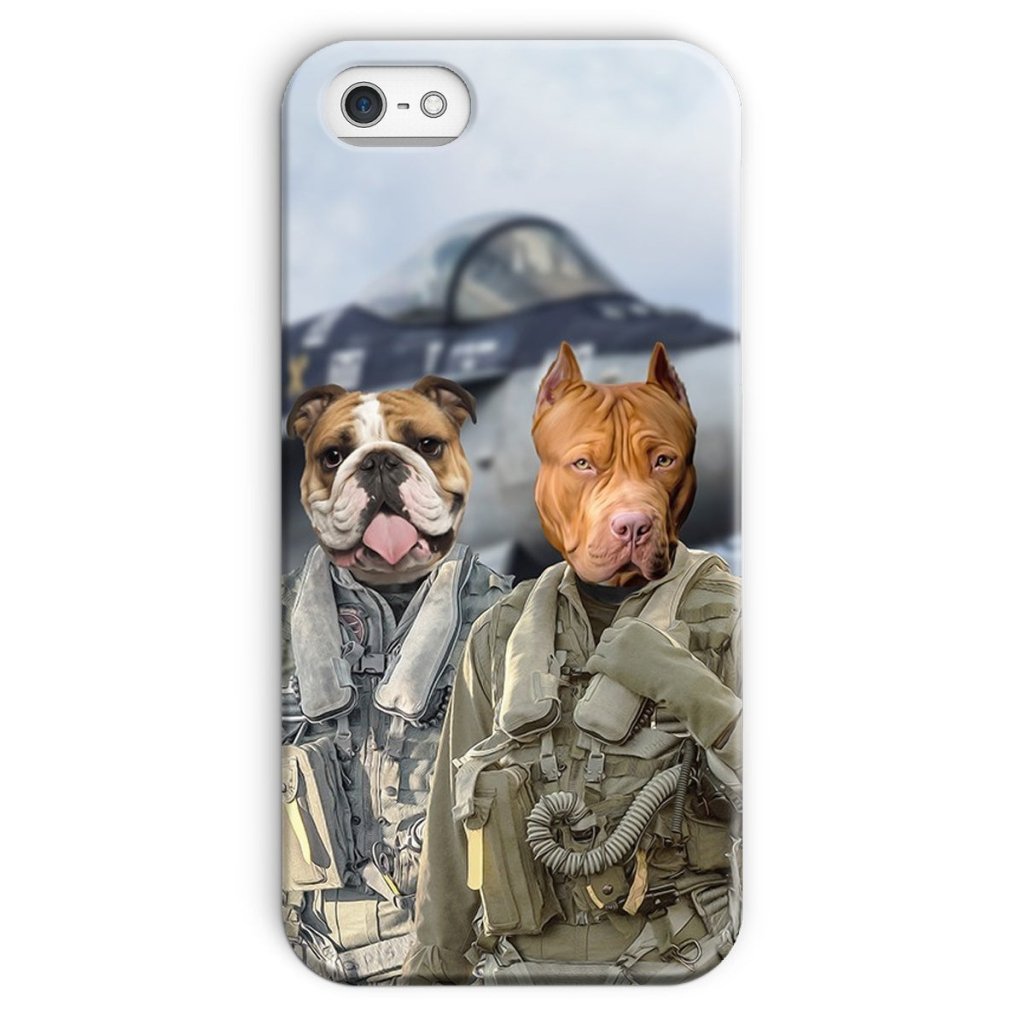 Pet Portraits | The Fighter Pilots: Custom Pet Phone Case | Paw & Glory