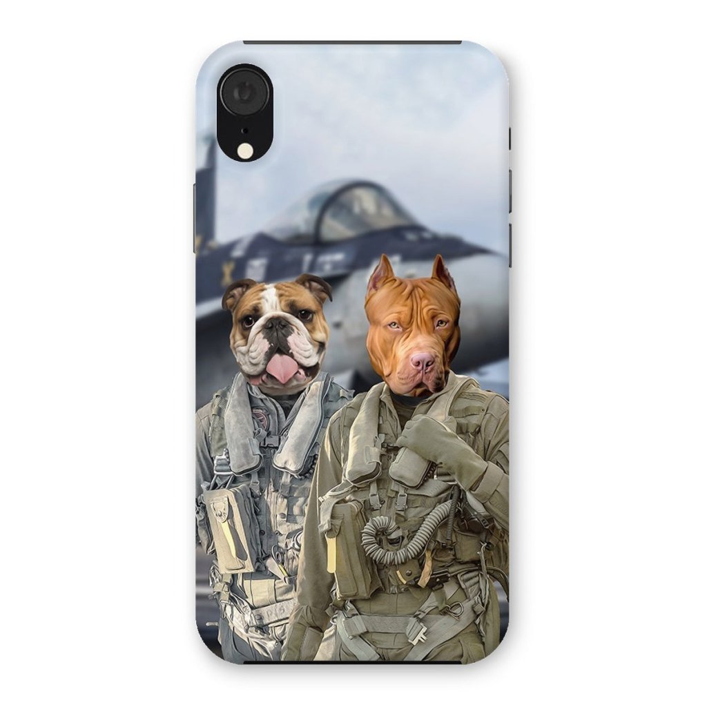 Pet Portraits | The Fighter Pilots: Custom Pet Phone Case | Paw & Glory