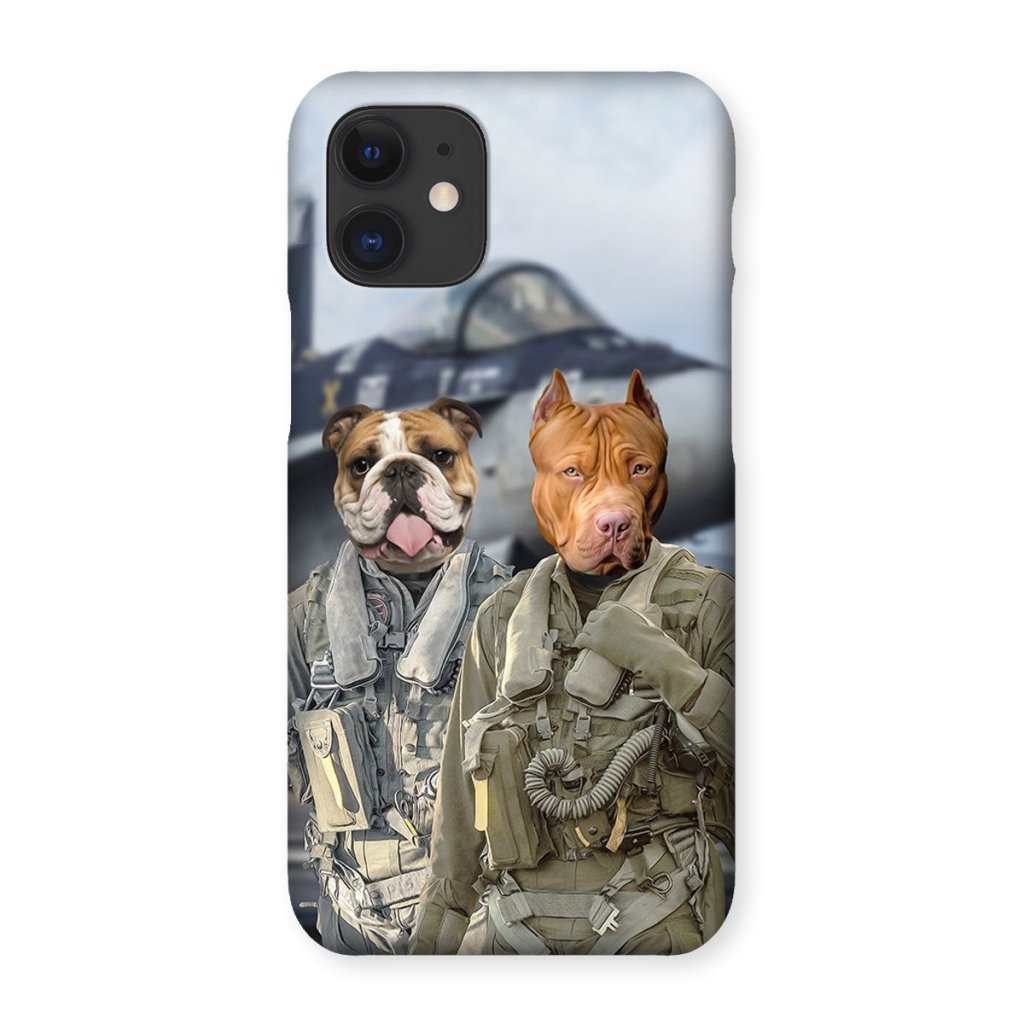 Pet Portraits | The Fighter Pilots: Custom Pet Phone Case | Paw & Glory