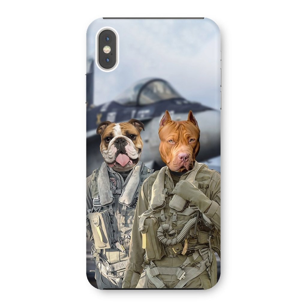 Pet Portraits | The Fighter Pilots: Custom Pet Phone Case | Paw & Glory
