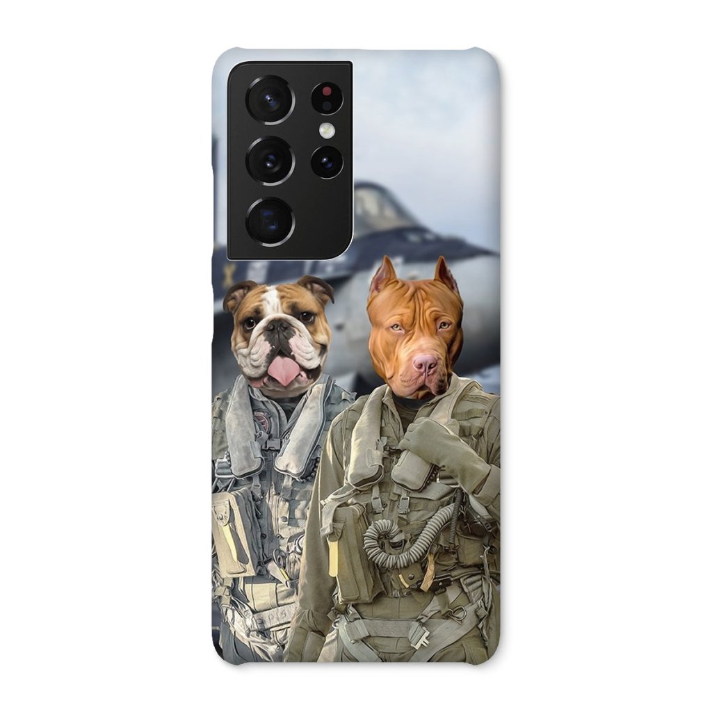 Pet Portraits | The Fighter Pilots: Custom Pet Phone Case | Paw & Glory