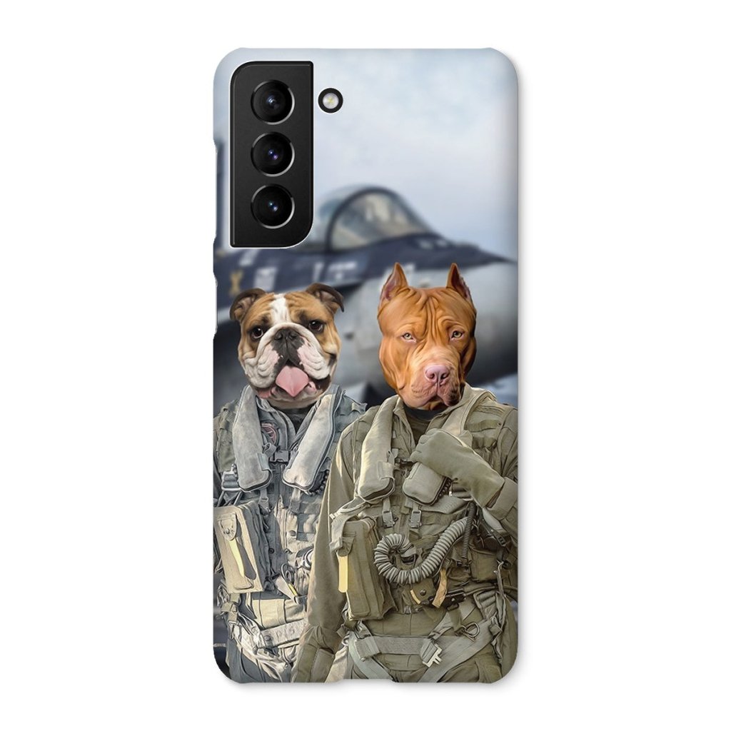 Pet Portraits | The Fighter Pilots: Custom Pet Phone Case | Paw & Glory