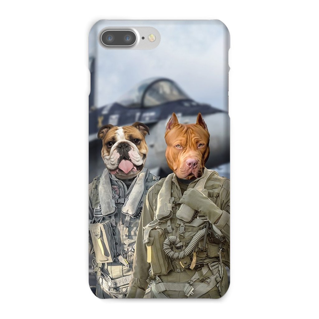 Pet Portraits | The Fighter Pilots: Custom Pet Phone Case | Paw & Glory