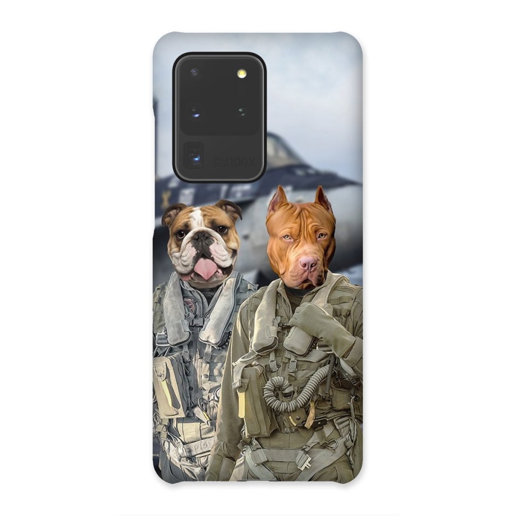 Pet Portraits | The Fighter Pilots: Custom Pet Phone Case | Paw & Glory