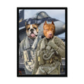 The Fighter Pilots: Custom Pet Portrait