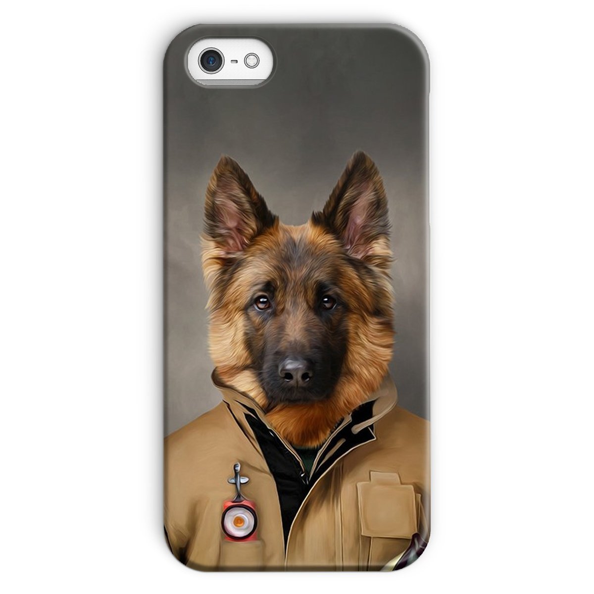 Pet Portraits | The Firefighter: Custom Pet Phone Case | Paw & Glory