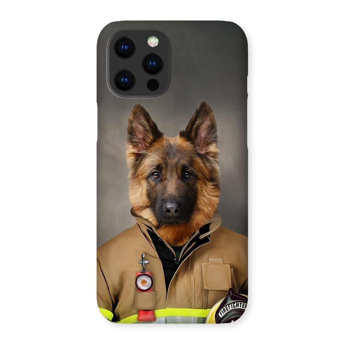 Pet Portraits | The Firefighter: Custom Pet Phone Case | Paw & Glory
