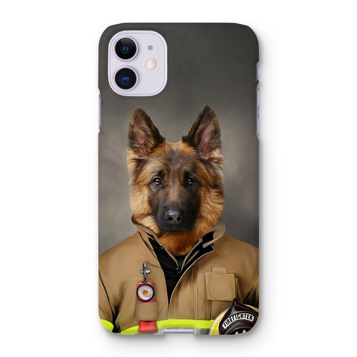 Pet Portraits | The Firefighter: Custom Pet Phone Case | Paw & Glory