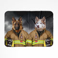 The Firemen: Custom Pet Blanket