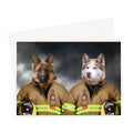 The Firemen: Custom Pet Greeting Card