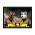 The Firemen: Custom Pet Portrait