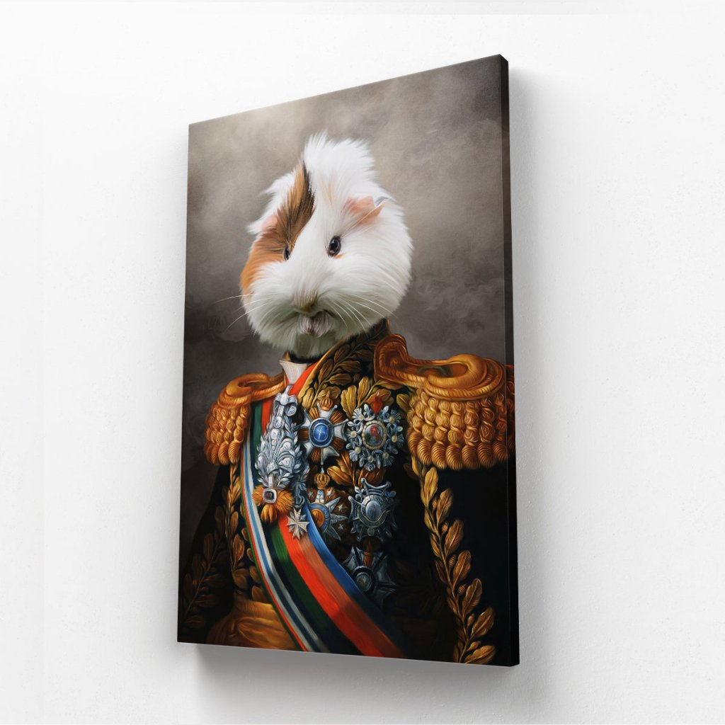 Pet Portraits | The First Lieutenant: Animal Art Canvas | Paw & Glory
