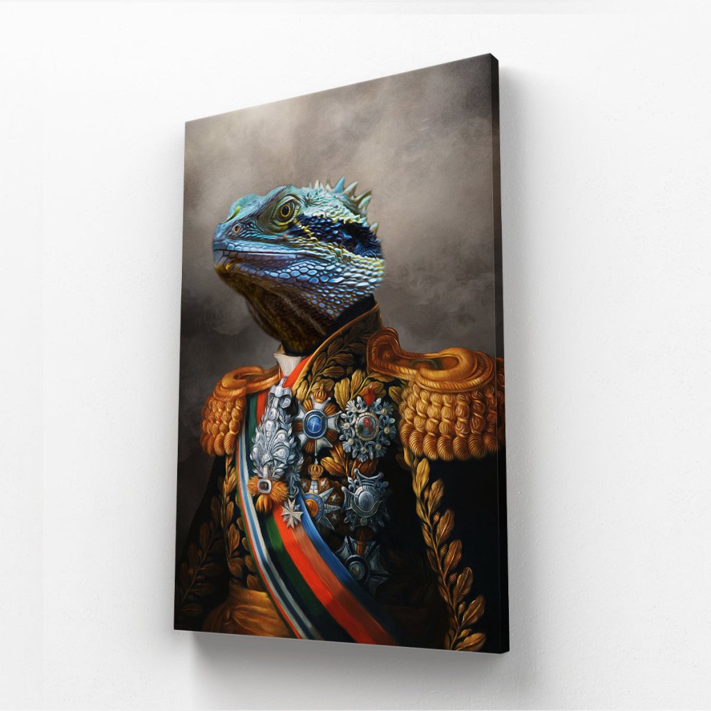 Pet Portraits | The First Lieutenant: Animal Art Canvas | Paw & Glory