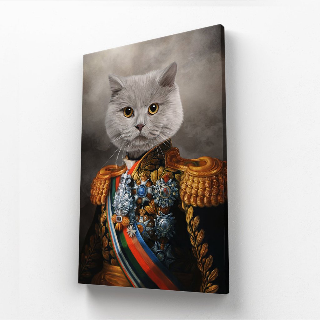 Pet Portraits | The First Lieutenant: Animal Art Canvas | Paw & Glory