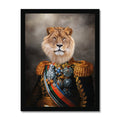 The First Lieutenant: Animal Art Framed Portrait