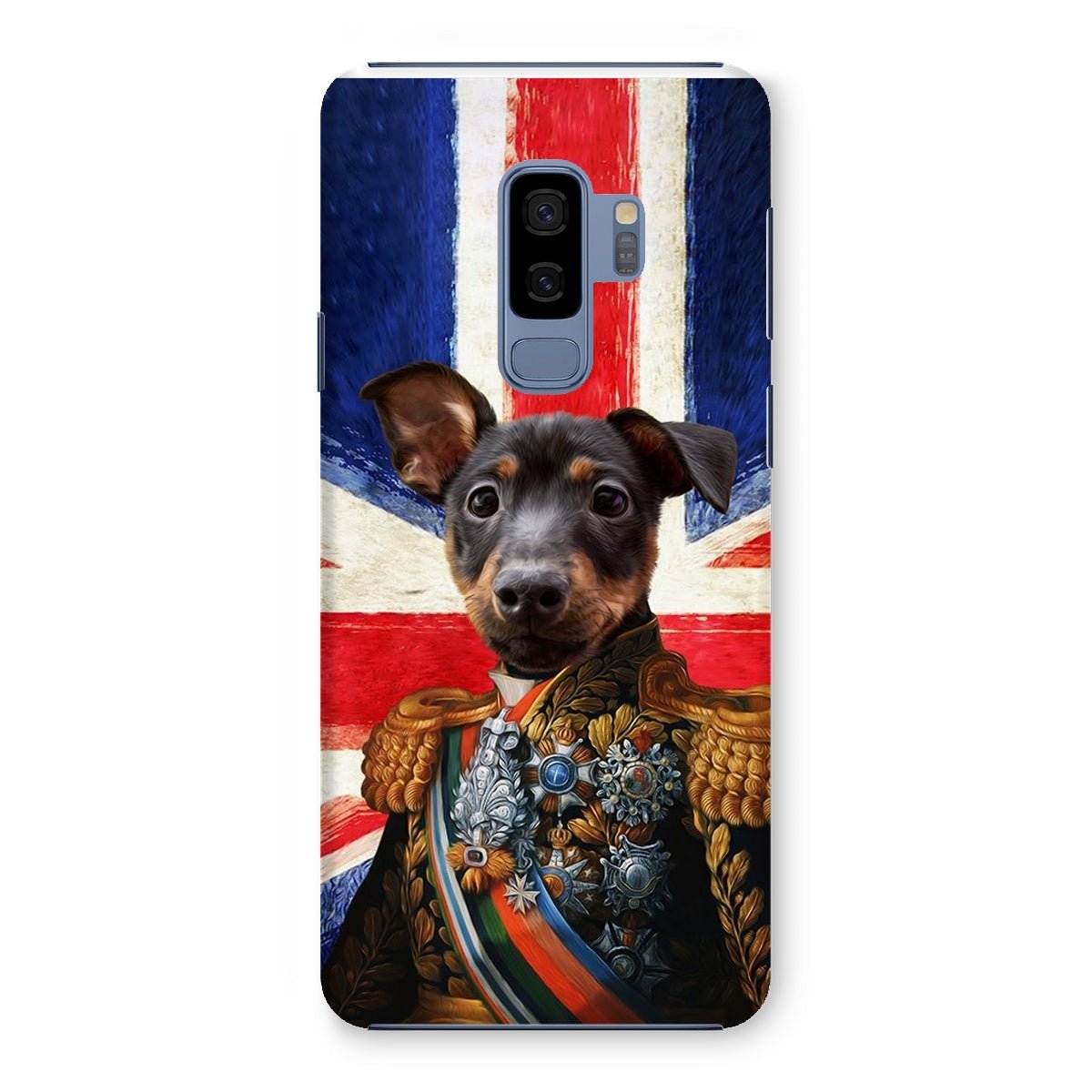 Pet Portraits | The First Lieutenant British Flag Edition: Custom Pet Phone Case | Paw & Glory