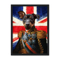 The First Lieutenant British Flag Edition: Custom Pet Portrait